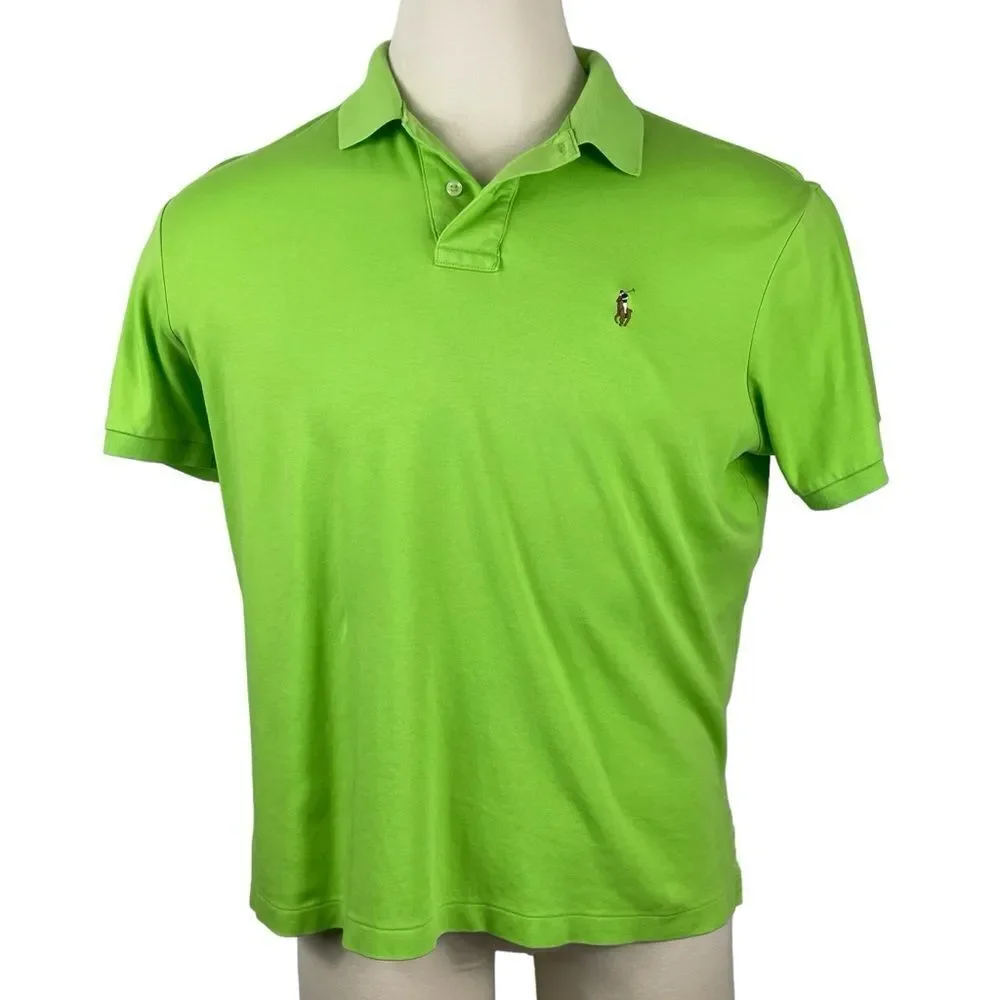 Men's ExcCond Polo Ralph Lauren Pima Soft Touch Polo XL